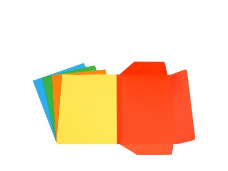 Cartelline 3 Lembi mix 5 colori 200gr