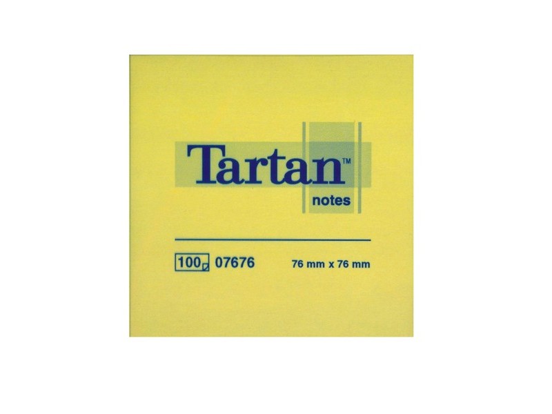 Blocchetti Tartan Note 3M giallo canary