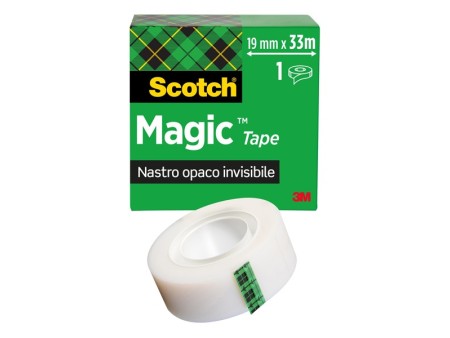 Nastro adesivo Magic 810 permanente 19 mm x 33 mt trasparente