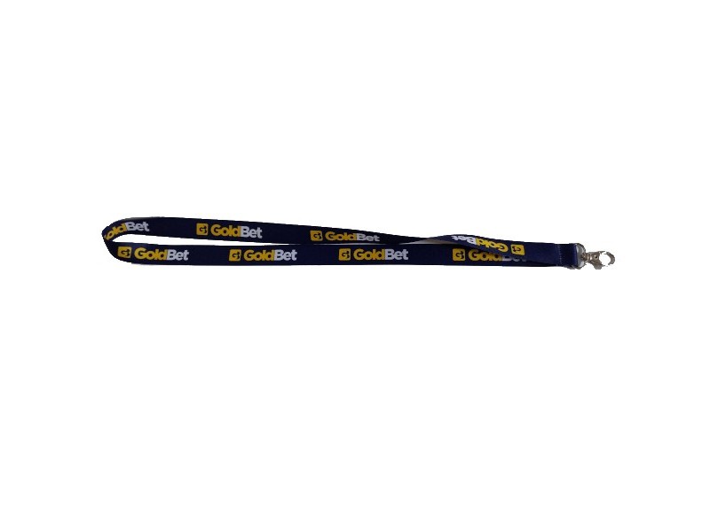 Tracolla (lanyard) promozionale personalizzata GoldBet