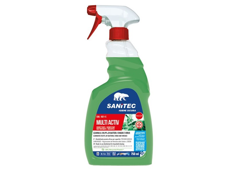 Detergente Disinfettante inodore per superfici 750 ml